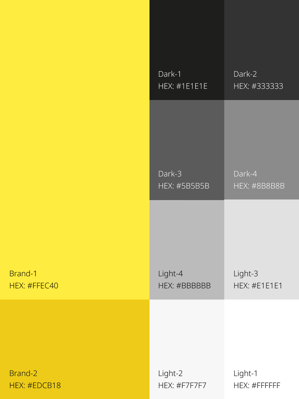 Example of color palette.