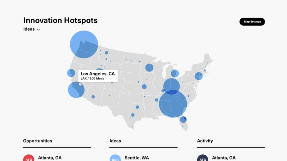 Data visualization and analytics mock-up.